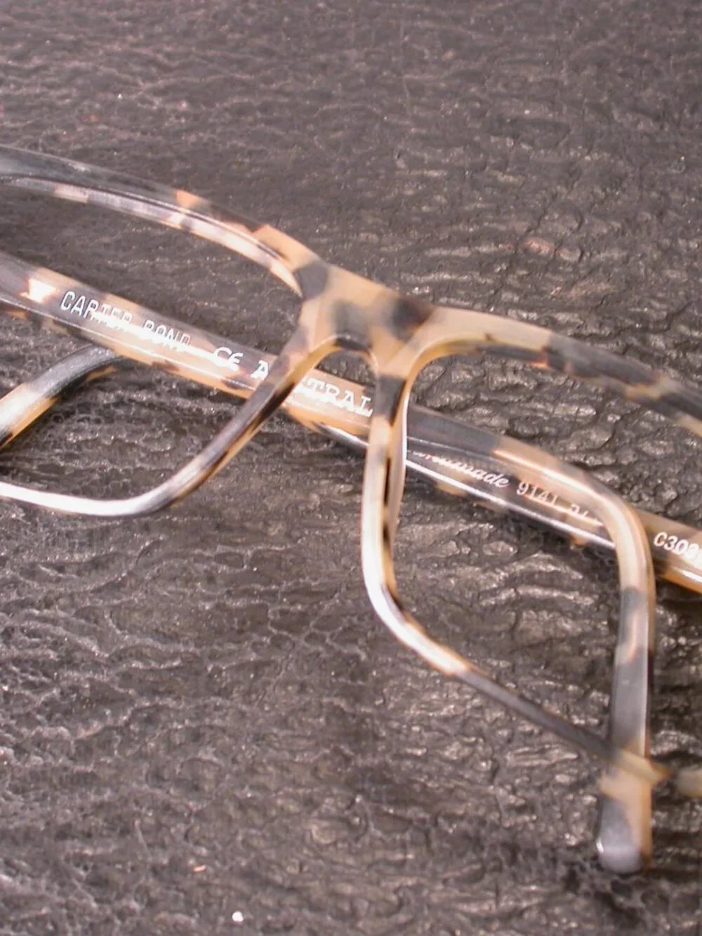 Carter Bond Australia Blonde Tortoise Classic Eyeglasses Frames Handmade